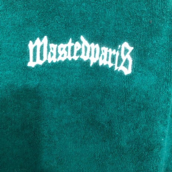 WASTED PARIS FRANCE ICONIC TERRY ZIP UP CLASSIC JACKET SIZE M - Picture 4 of 9